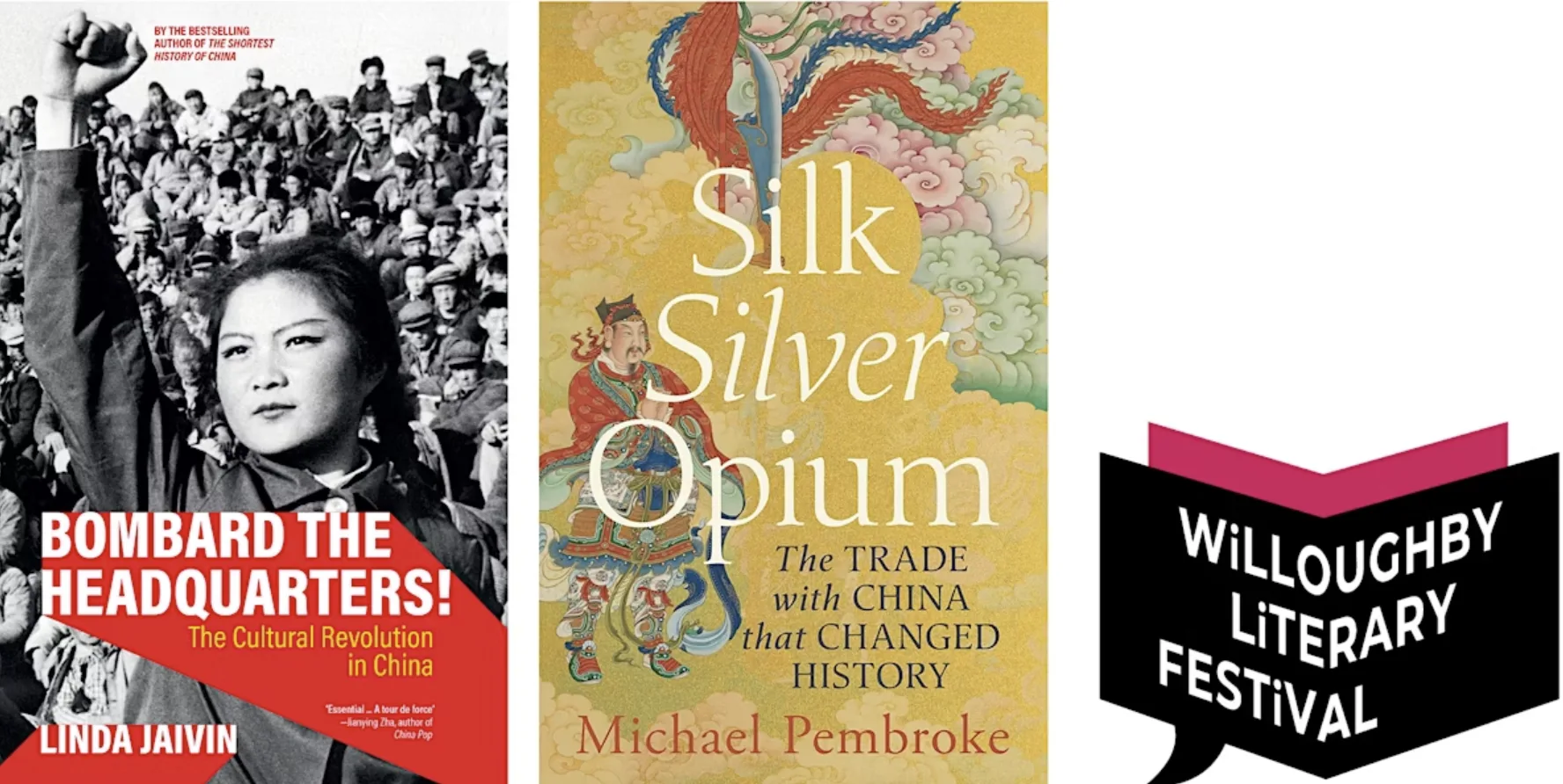 poster from the event "Bombard the Headquarters!" by Linda Jaivin