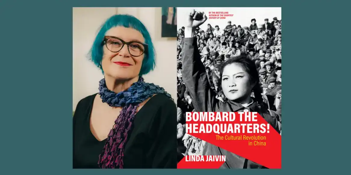 Poster from the event "Linda Jaivin: Shades of the Cultural Revolution - From Mao to Musk"